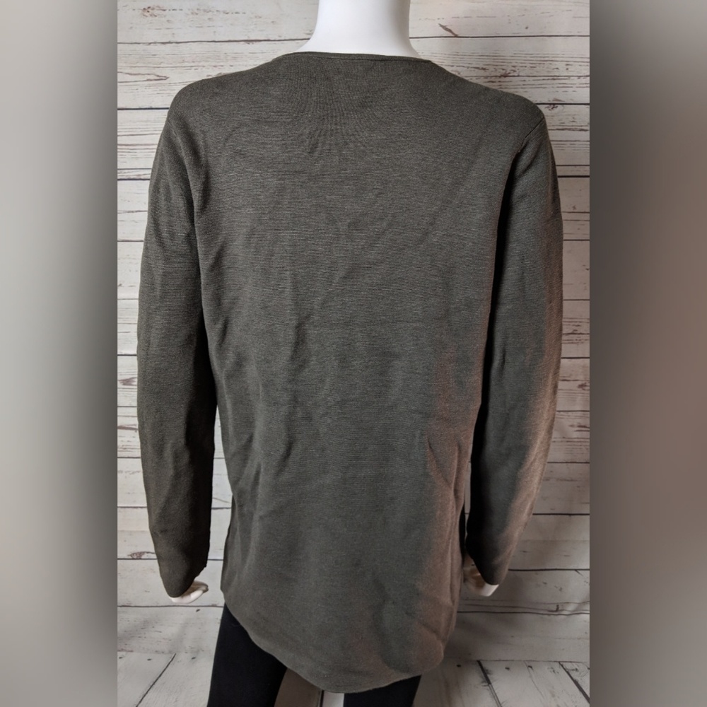 Eileen Fisher S Silk Blend Knit Sweater Cardigan - Picture 7 of 8